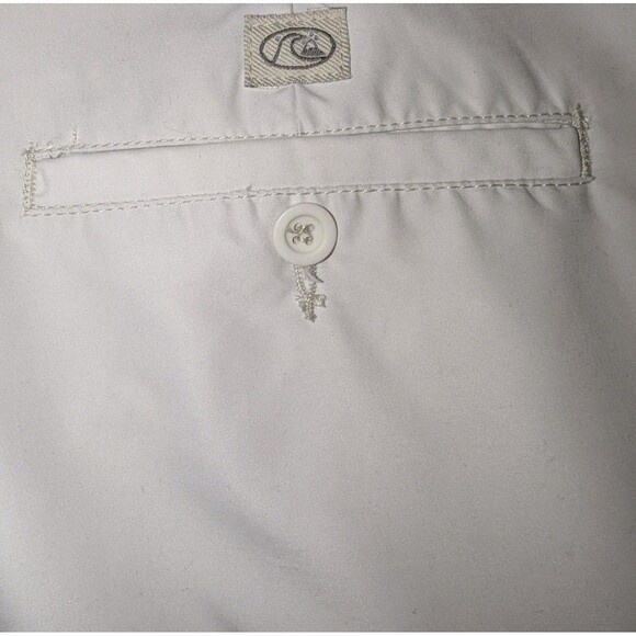 Quiksilver Edition Ivory Cargo Shorts Men's Size 34 Lined Pockets Lightweight - Picture 5 of 8